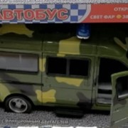 Микроавтобус инерционный зеленый фото