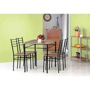 Комплект Esprit (стол + 4 стула), деревянная мебель для ресторана, мебель для ресторана из дерева