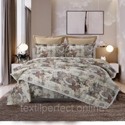 Комплект постельного белья с одеялом KAZANOV.A - Da Vinci (бежевый) Cotton, евро фото