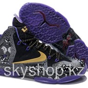 Кроссовки Nike LeBron XI 11 Gold/Purple/Black/White 40-46 Код LBXI20 фотография