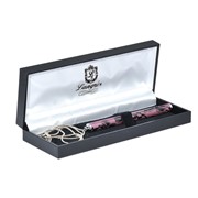 Ручка шариковая Langres Lace с цепочкой 70см, розовый, в подарочном футляре LS.402027-10 фото