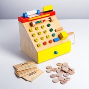 Детская развивающая игрушка «Касса» 22×22×22 см, в пакете фотография