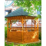 Беседка деревянная фото