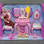 Кукла с набором мебели 699-8