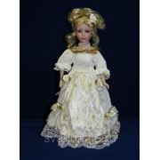 Кукла фарфоровая “Невеста“ айвори фото