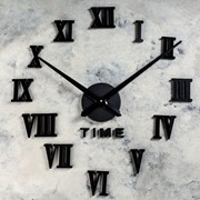 Часы-наклейка на стену "Римские цифры"