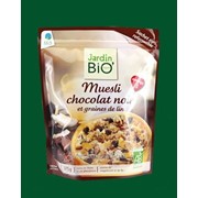 Мюсли с черным шоколадом и семенами льна фото