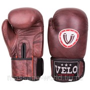 Боксерские кожаные перчатки Velo antique (10-12oz)
