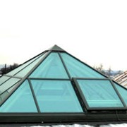 Зенитный фонарь, стеклянный купол