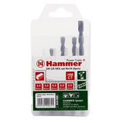 Набор сверл Hammer Dr set no16 hex (5pcs) 4-8mm фото