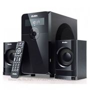 Sven MS-2000 Компьютерная акустика 2.1 40 Вт, 50-20000 Гц, USB, SD, ПДУ, FM-тюнер, черные