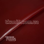 Ткань Лакированный кожзам плотный( бордовый ) 1118 фото