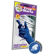Перчатки резиновые FRAU MARTA Sensitive S