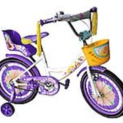 Детский велосипед Azimut Girls 18 фиолетовый фото