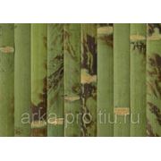Бамбуковое полотно, зелено-черепаховое ламели 20мм, фото