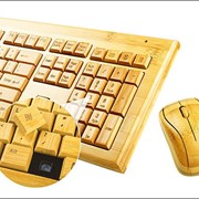Клавиатура + мышь из бамбука BAMBOO фото