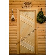 Дверь деревянная глухая для бань и саун