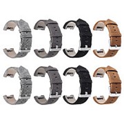 Цветful Ремень кожаные часы Стандарты Взаимозаменяемые смарт-часы для Fitbit Charge 2