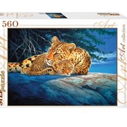 Пазлы 560 элементов, “Леопарды“, (Степ Пазл) фотография