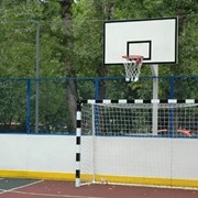 Щит баскетбольный Atlet антивандальный металлический игровой 180х105 см IMP-A07 фотография