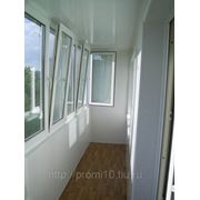 Остекление балконов и лоджий ПВХ профилем фото