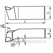 Резец проходной упорный прямой 25х16 Т5К10, шт