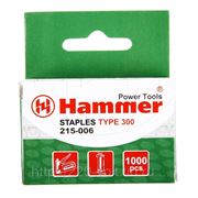 Скобы для степлера Hammer Гвозди 14мм, 1.2 мм, т-образ. (тип300) фото