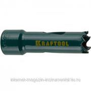Коронка KRAFTOOL "EXPERT" биметаллическая, прогрессивное расположение зубьев, d 19мм
