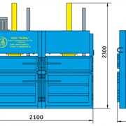 Пресс гидравлический пакетировочный двухкамерный ПГП-10Д