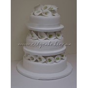 Торт свадебный №0157 код товара: 1-0157 фото