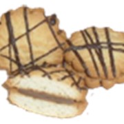 Печенье “Презент“ с начинкой-какао и вкус ореха фотография