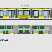 П“ятисекційний трамвай T5L64 «Електрон» фото