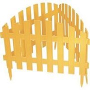 Palisad Забор декоративный "Винтаж" 28 x 300 см, желтый Россия Palisad