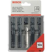 Пилки для лобзика Bosch (набор) 2 607 010 146 дерево\пластик, 10шт. фото