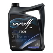Масло трансмиссионное Wolf Vitaltech 75W80 Multi Vthicle, 1 л