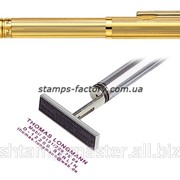 Ручка со штампом Heri 3003М, позолоченный корпус флеш