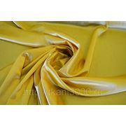 Креп-сатин нежно - желтый фото