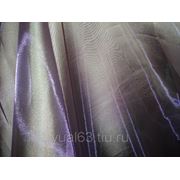 Ткань Полуорганза серо-фиолетовая фото