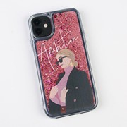 Чехол для телефона iPhone 11 с блёстками внутри Ambition, 7.6 x 15.1 см фотография