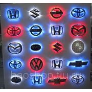 Подложка с подсветкой для эмблемы (для большинства автомобилей) фото