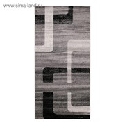 Прямоугольный ковёр Omega Hitset F579, 200 х 500 cм, цвет bone-d.grey фото