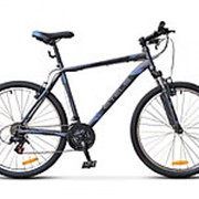 Велосипед Stels Navigator-500 V 26“, 16“, антрацитовый/синий, арт. V020 фотография