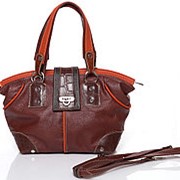 Женская коричневая сумочка из натуральной кожи
