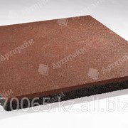 Резиновая плитка “Артпрайм“ 500*500*30, Коричневый фото