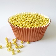Сахарные шарики 3 мм (золото)