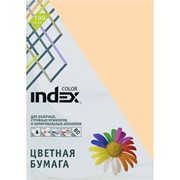 Бумага офисная Index Color, А4, 100 л, персиковый, 80 г фото