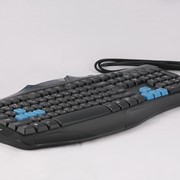 Клавиатура E-Blue Сobra, проводная, чёрная, игровая, с подсветкой, USB фото