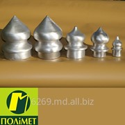 Алюминиевые наконечники для металлических заборов. фото