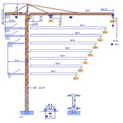 Кран башенный POTAIN MC 235B