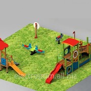 Площадки 3D модели Детям от 2 до 5 лет Тип комплекса 1.5Комплексы детские игровые фото